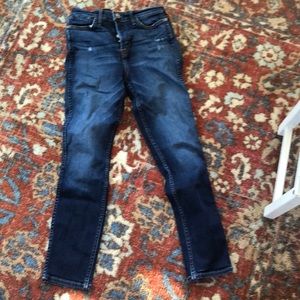Hudson skinny crop jeans
